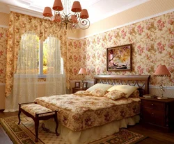 Floral bedroom design