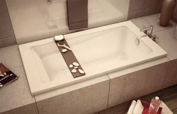 Дизайн ванны с бортиком