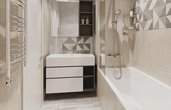 Ванна бөлмесінің шкафының дизайны плиткалары