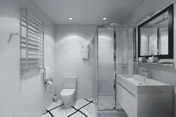 Душ шағын ванна бөлмесі дәретхана фото дизайнымен біріктірілген