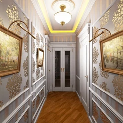 Golden hallway design