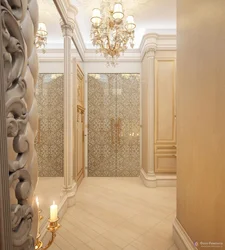 Golden hallway design