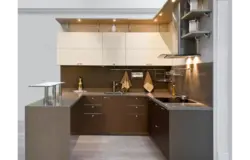 Kitchen Interior Cinnamon Color