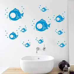 Bathroom stickers photo