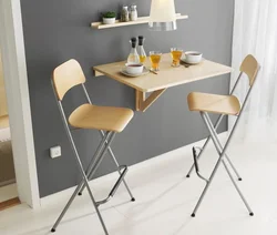 Hanging table for kitchen photo