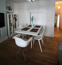 Hanging table for kitchen photo
