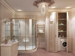 Bathroom design corner cabinet