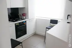 6 meters kitchen design with refrigerator and dishwasher