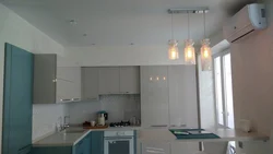 Ceiling Lamps In The Kitchen 9 Sq M Photo