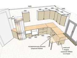 Kitchen Layout Photo Size