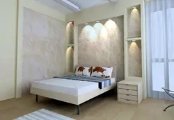 Bedroom Interior Made Of Plaster