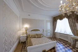 Bedroom Interior Made Of Plaster