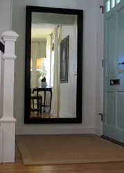 Floor-length mirror in the hallway photo