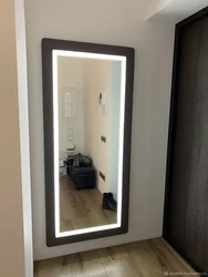 Зеркало в прихожей в пол фото