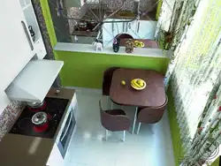 Нестандартная маленькая кухня фото