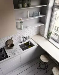 Custom small kitchen photo