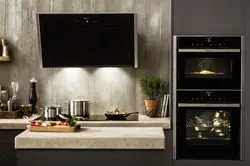 Cabinets for built-in appliances for the kitchen photo