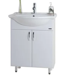 Cabinet With Bathroom Sink 65 Cm Photo