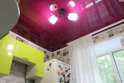 Suspended Ceiling In A Small Kitchen Photo In Khrushchev
