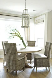 Rattan kitchen interior