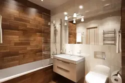 Bathroom design all on one wall