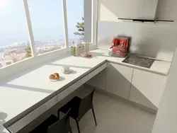 Photo of kitchens placed on the balcony