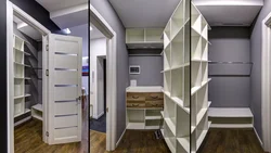 Design Of A Two-Room Apartment Dressing Room