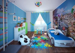 Дизайн спальни для мальчика 3 года