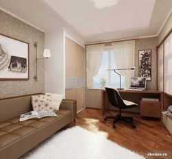 Bedroom Office Design 16 Sq.M.
