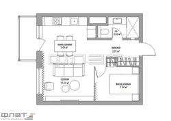 Дизайн кухни квартиры 36 кв м