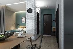 Kitchen design for an apartment 36 sq m