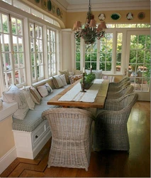 Living Room Veranda Design
