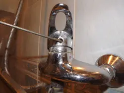 Bathroom faucet renovation photo