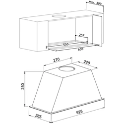 Sizes of kitchen hoods photos of all