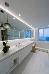 Потолки с подсветкой ванна фото