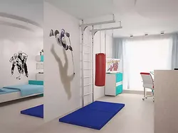 Дизайн спортивной спальни