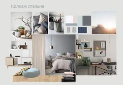 Bedroom design collage