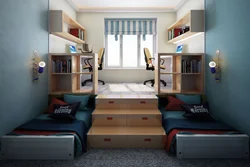 Дизайн спальни для двоих подростков