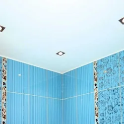 Bathroom ceiling tiles photo