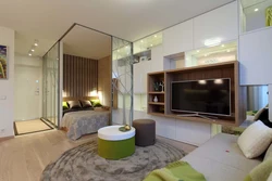 Design Of An Apartment 36 Square Meters With A Bedroom