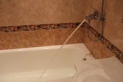 Как установить кран в ванной фото