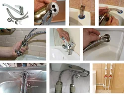 How to install a faucet in the bathroom photo