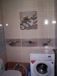 Photo of a regular bathroom with tiles