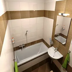 Фото обычной ванной комнаты с плиткой