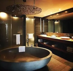 Design with jacuzzi bathtub