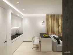 Photo of a kitchen in an apartment 32 sq m