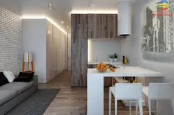 Photo of a kitchen in an apartment 32 sq m