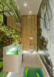 Ванна интерьер бамбук