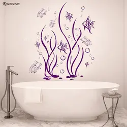 Bathroom stencil design