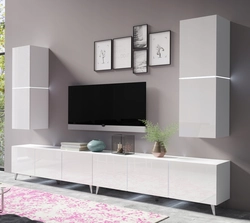 Living room furniture glossy photo